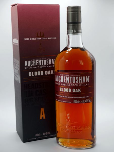 Auchentoshan Blood Oak mit Flaschentube